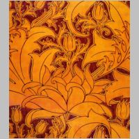 'Isis' wallpaper design by C F A Voysey, produced by Jeffery & co in 1893..jpg